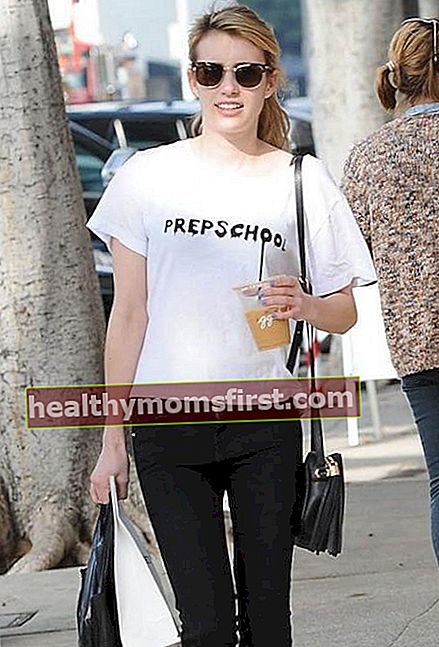 Emma Roberts keluar di West Hollywood pada Januari 2015