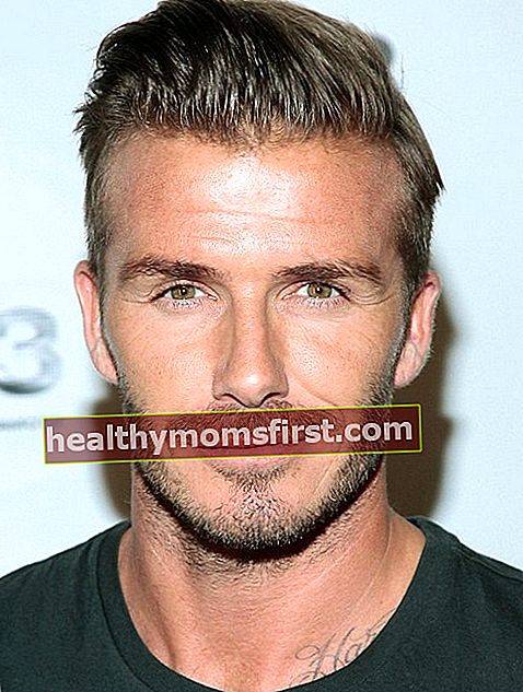David Beckham menghadapi closeup