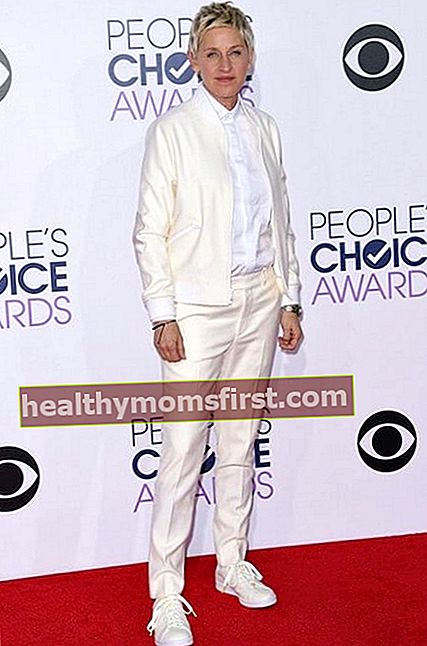 Komedian, pembawa acara TV dan aktris Ellen DeGeneres hadir di People's Choice Awards di Nokia Theater di Los Angeles, Januari 2015