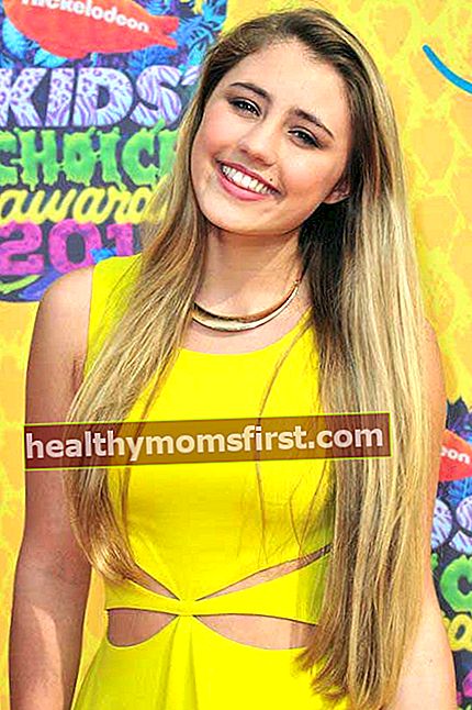 Lia Marie Johnson di Nickelodeon Kids Choice Awards 2014.