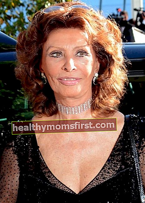 Sophia Loren seperti yang terlihat dalam gambar yang diambil di Festival Film Cannes pada Mei 2014