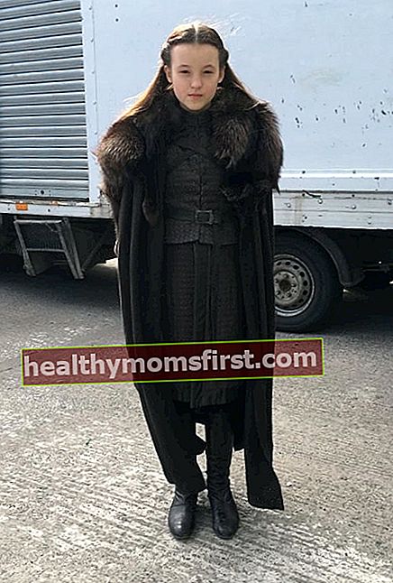 Bella Ramsey terlihat saat syuting untuk 'Game of Thrones'