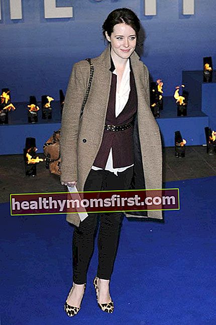 Claire Foy di pemutaran perdana Life Of Pi di London pada Desember 2012