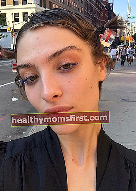 Lera Abova seperti yang terlihat dalam selfie yang diambil di New York City, New York pada Mei 2018