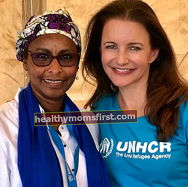 2019 년 8 월 케냐에서 UNHCR 임무를 수행중인 Kristin Davis