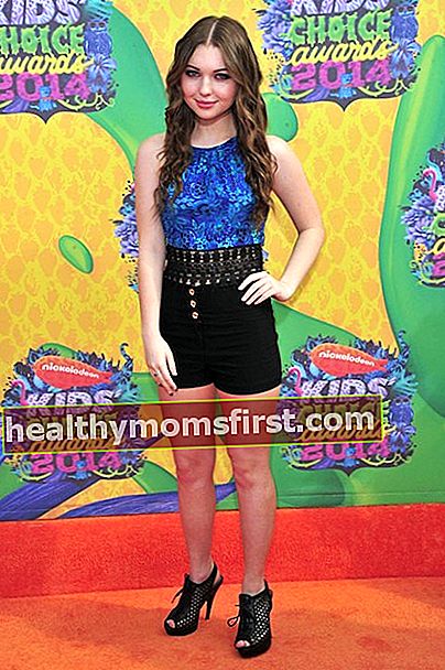 Sammi Hanratty selama Kids Choice Awards 2014