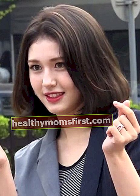 Jeon So-mi seperti yang terlihat dalam gambar yang diambil pada bulan April 2018