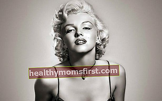 Marilyn Monroe berpose untuk pemotretan model