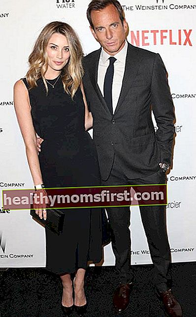 Will Arnett dan Arielle Vandenberg di After Party Golden Globes 2015