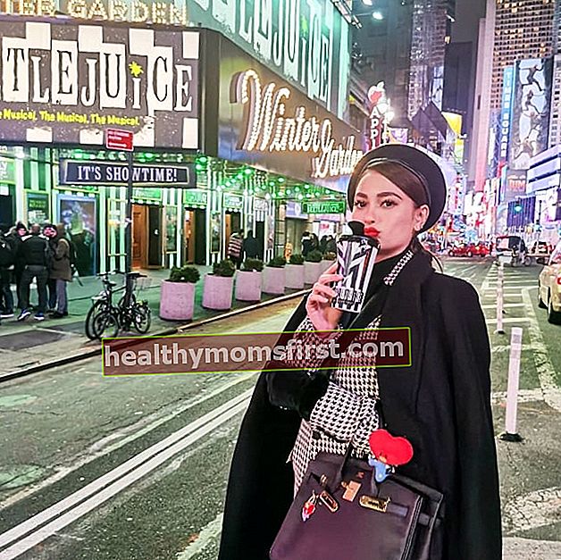 Arci Muñoz seperti yang terlihat dalam gambar yang diambil di Times Square di New York City, New York pada Desember 2019