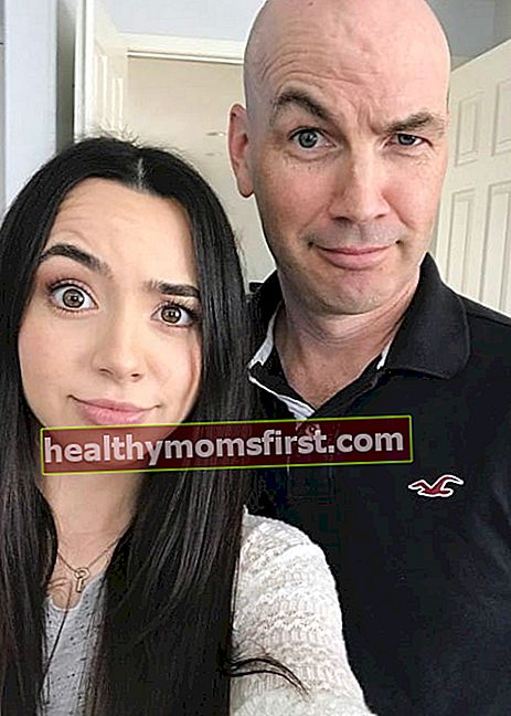 Veronica Merrell dalam selfie dengan ayahnya seperti yang terlihat pada Juni 2017