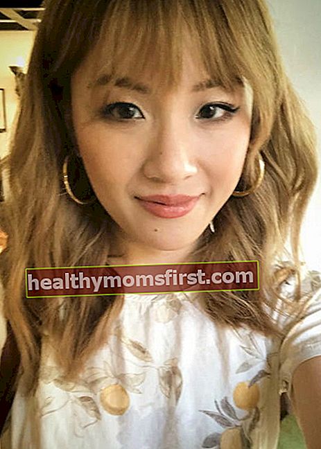 Constance Wu dalam selfie Instagram seperti yang terlihat pada April 2018