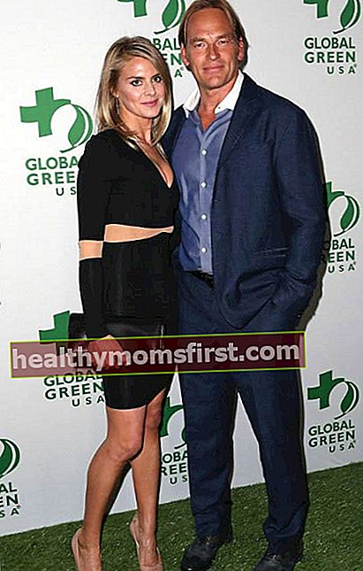 Eliza Coupe dan Darin Olien di pesta Pra-Oscar Tahunan ke-11 Global Green USA pada Februari 2014