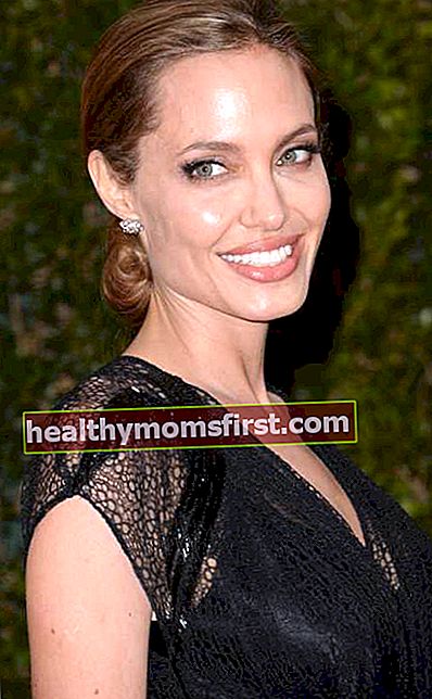 Angelina Jolie selama Oscar 2014