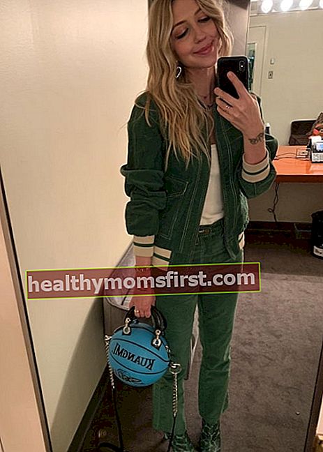 Heidi Gardner dalam selfie yang diambil pada Januari 2019