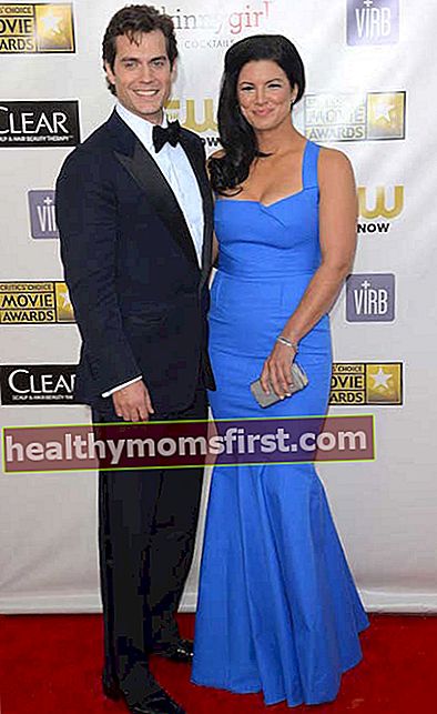 Gina Carano dan Henry Cavill semasa Anugerah Filem Pilihan Pengkritik Tahunan ke-18