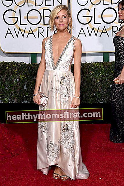 Sienna Miller di Golden Globe Awards 2015