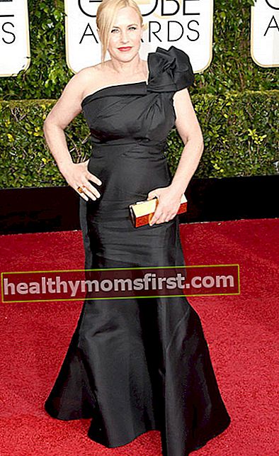 Patricia Arquette di Anugerah Golden Globe 2015.