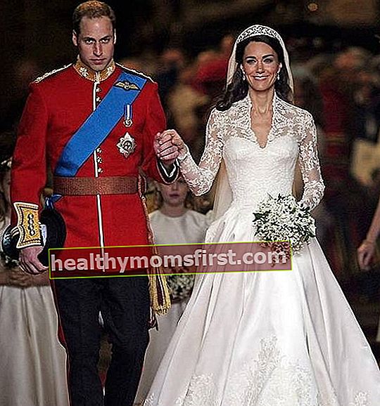 ケイトミドルトンとウィリアム王子の結婚式のシーン