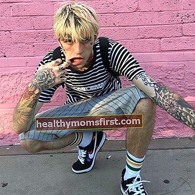 Lil Peep dalam foto Instagram pada November 2017