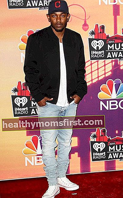 Kendrick Lamar selama iHeart Radio Music Awards 2014.