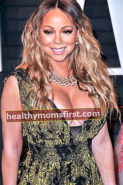 Mariah Carey di Pesta Oscar Vanity Fair 2017