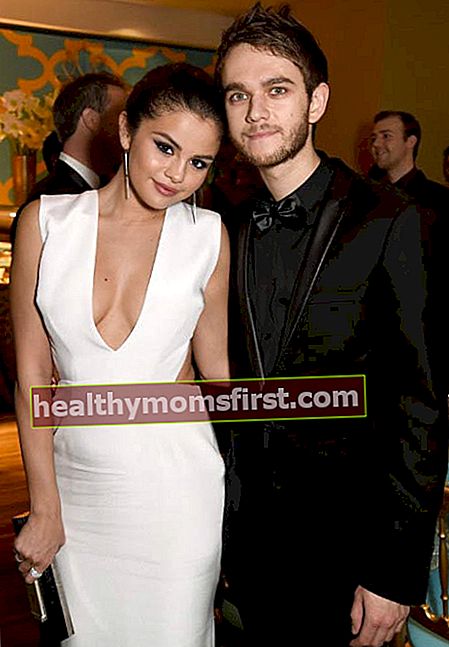 Zedd และ Selena Gomez ในงาน Vanity Fair Oscars Party ในเดือนมกราคม 2558