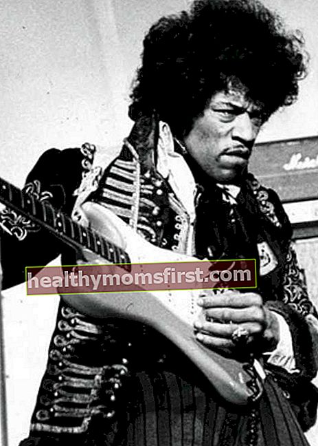 Jimi Hendrix di Swedia pada tahun 1967