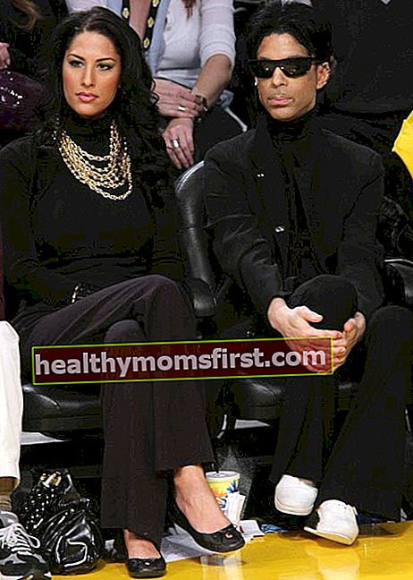 Prince dan Bria Valente di pertandingan Los Angeles Lakers tahun 2008