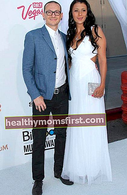 Chester Bennington dan Talinda Ann Bentley di Penghargaan Musik Billboard 2012