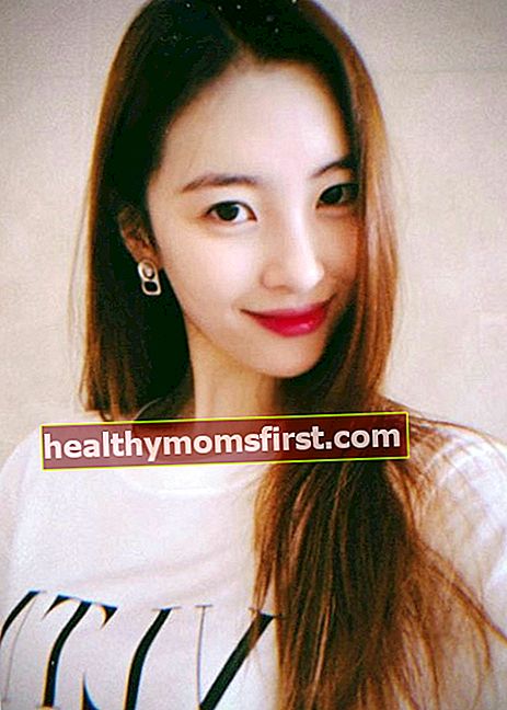 Sunmi dalam selfie Instagram seperti yang terlihat pada Agustus 2018