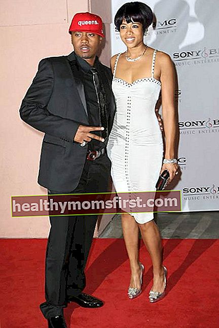 Nas และ Kelis ในงาน Entertainment Weekly Grammy After Party ในเดือนกุมภาพันธ์ 2551