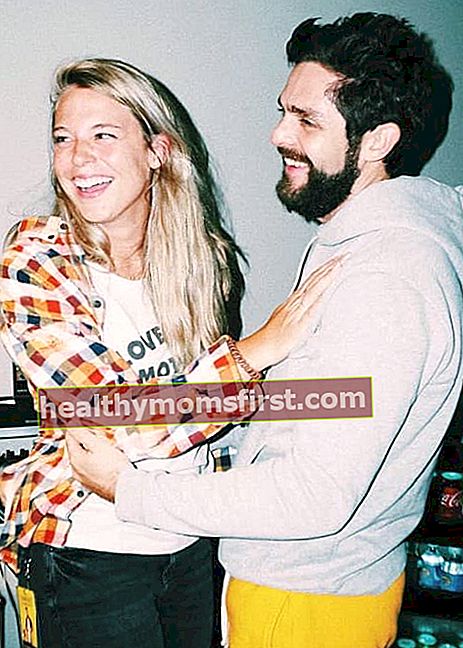 Thomas Rhett ve Lauren Gregory Ekim 2018'de görüldüğü gibi