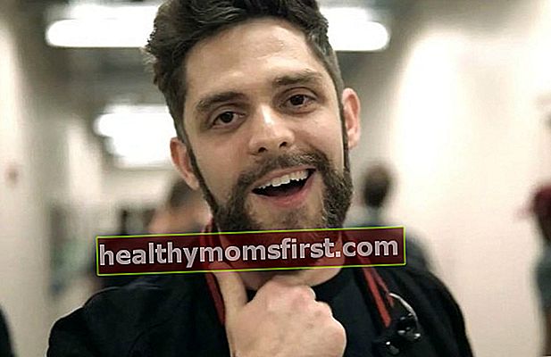 Thomas Rhett, Ağustos 2018'de görüldüğü gibi bir Instagram gönderisinde