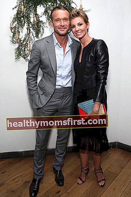 Bersama suami Tim McGraw, Faith Hill menghadiri Festival Filem Tribeca 2015 Selepas Pesta pada 19 April 2015 di New York City
