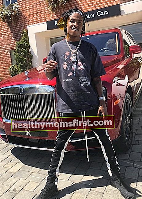 Rich the Kid berpose dengan truk Rolls Royce barunya pada Agustus 2018