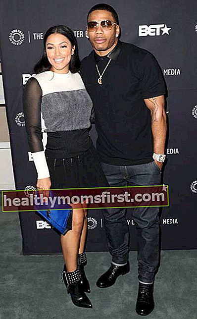 Nelly dan Shantel Jackson di An Evening with Real Hus suami of Hollywood pada Oktober 2014