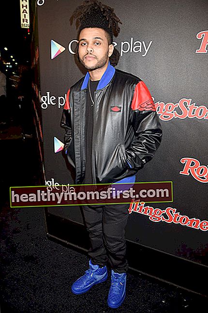 The Weeknd at Rolling Stone and Google Play Grammy Week Event pada bulan Februari 2015