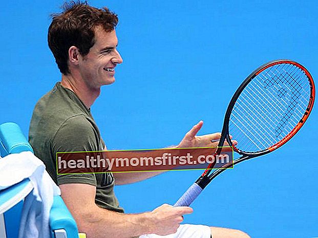 Andy Murray saat pertandingan tenis