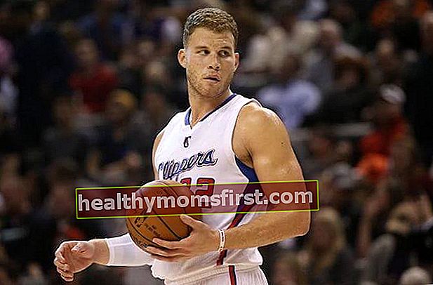 Blake Griffin semasa permainan NBA Los Angeles Clippers menentang Toronto Raptors