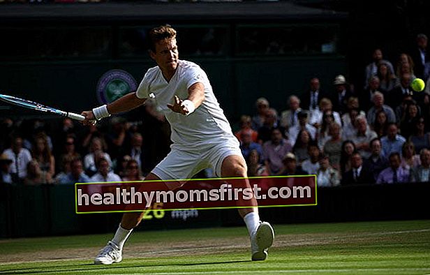 Pertandingan semifinal Tomas Berdych Wimbledon melawan Andy Murray 8 Juli 2016 London