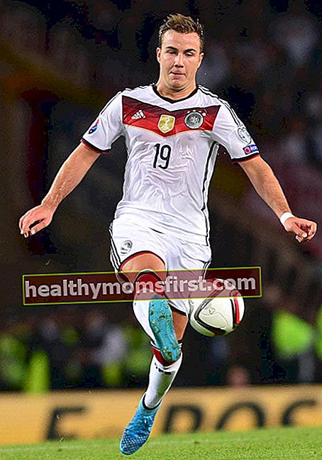 Mario Gotze selama Kualifikasi EURO 2016 antara Jerman dan Skotlandia pada 7 September 2015