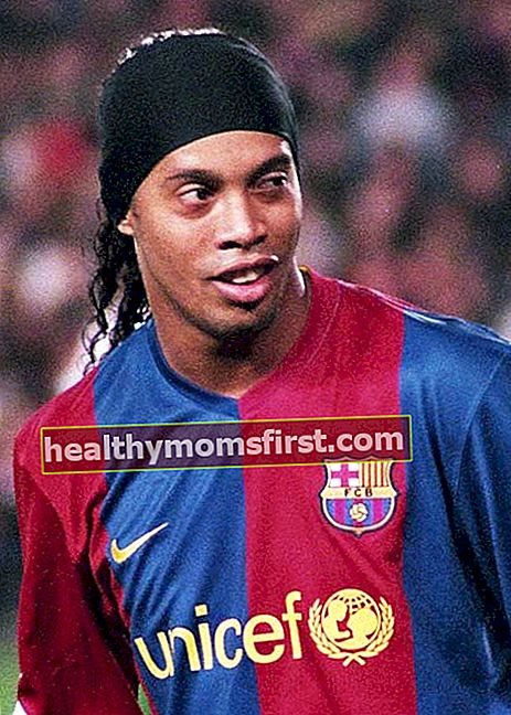 Ronaldinho (pemain FC Barcelona) selama pertandingan tahun 2007