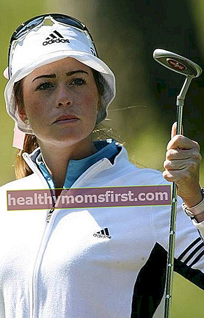 Paula Creamer selama latihan sebelum Kejuaraan LPGA 2007