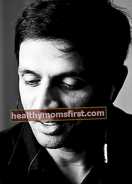 Rahul Dravid terlihat dalam foto closeup hitam putih yang diambil pada 11 September 2010