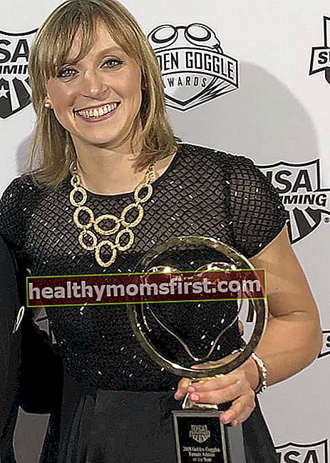 Katie Ledecky di USA Swimming Golden Goggle Awards 2018