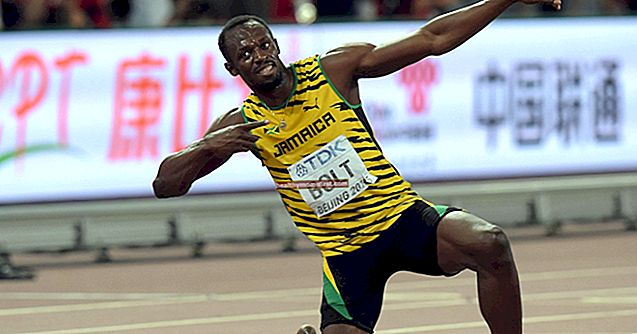 Usain Bolt ความสูงน้ำหนักอายุสถิติร่างกาย