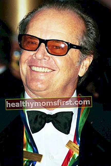 Jack Nicholson di pusat Kennedy pada bulan Desember 2001