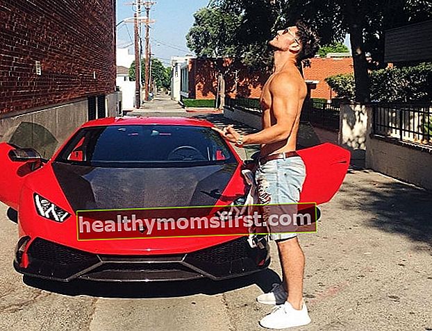 Josh Leyva seperti yang terlihat dengan mobilnya yang menampilkan fisik kencang pada Agustus 2016