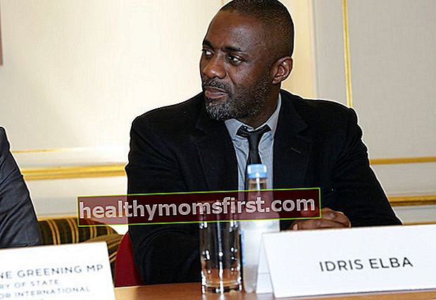 2014年の「シエラレオネでのエボラ出血熱の撲滅」会議中のイドリス・エルバ
